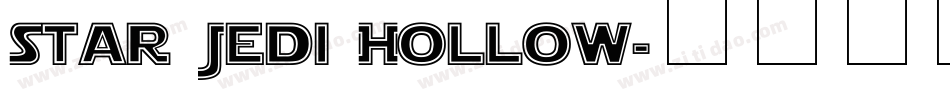 Star Jedi Hollow字体转换